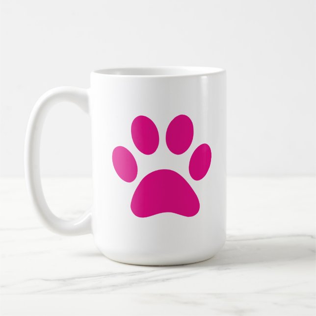 Paw Print     Coffee Mug (Left)