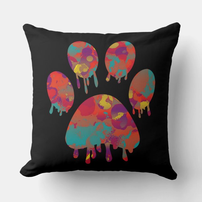 Paw Print   Cushion (Front)
