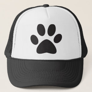 Paw Print Dog Cat Animal Pet Foot Puppy Trucker Hat