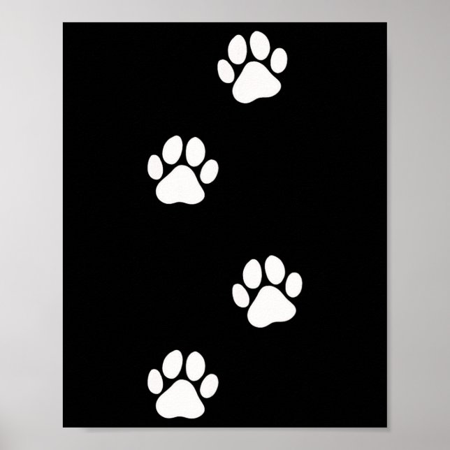 Paw Print Dog Cat Pet Lover  (Front)