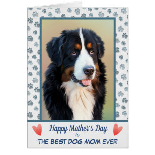 Paw Print Dog Mum Photo Template Mother's Day