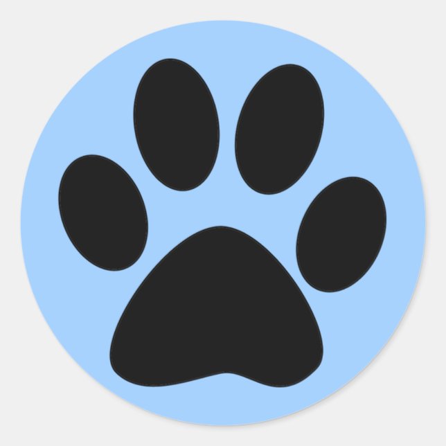 Paw Print Envelope Seal (Front)