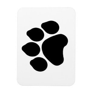 Paw Print Flexible Magnet