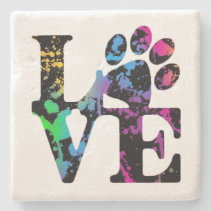 Paw Print - Gifts for Dog Lovers Stone Coaster