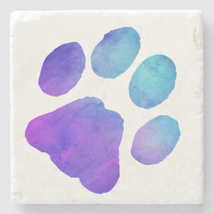 Paw Print - Gifts for Dog Lovers Stone Coaster