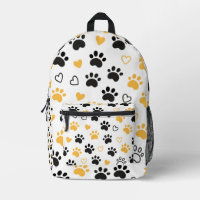 Paw Print & Hearts Pattern Pet Lovers Gift
