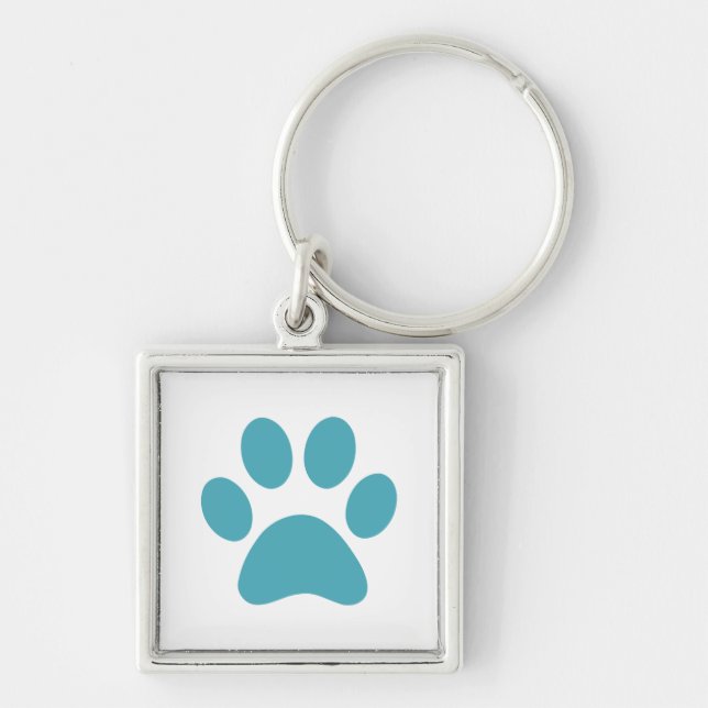 Paw Print               Key Ring (Front)