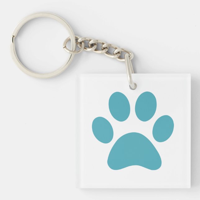 Paw Print                 Key Ring (Front)