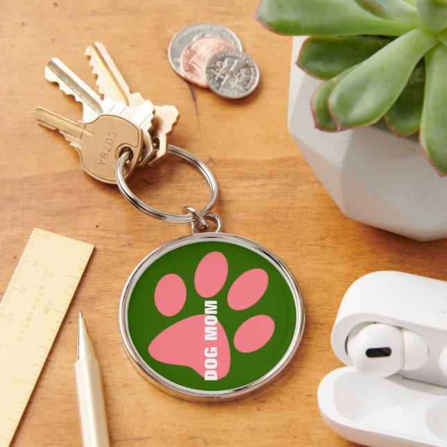 Paw Print Key Ring (Desk)