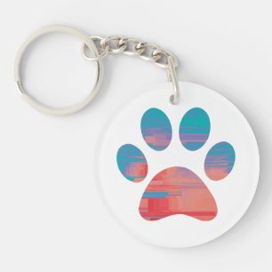 Paw Print              Key Ring