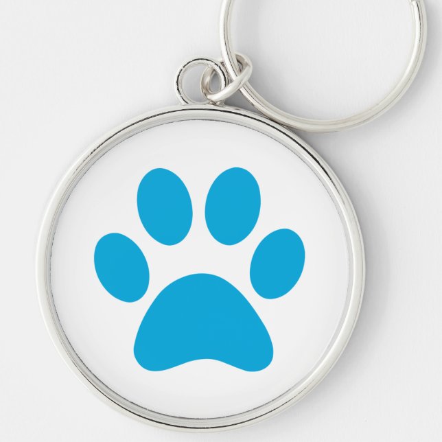 Paw Print     Key Ring (Front)