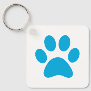 Paw Print Key Ring