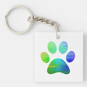 Paw Print            Key Ring