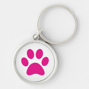 Paw Print Keychain