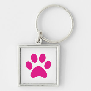 Paw Print Keychain