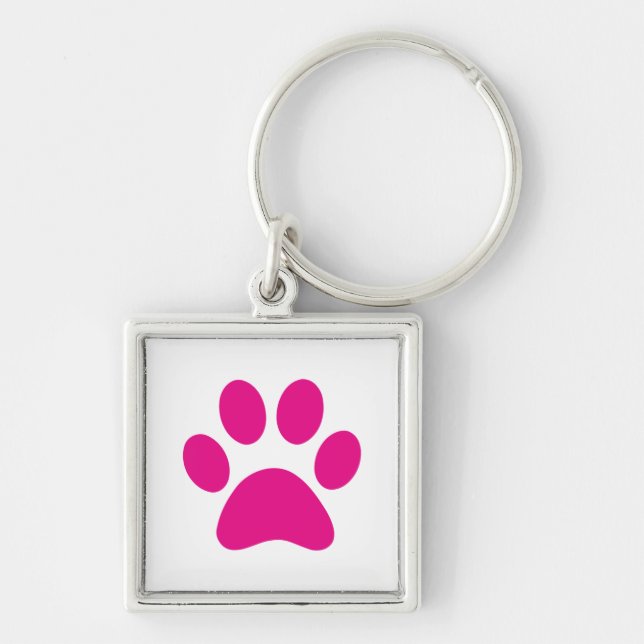 Paw Print     Keychain (Front)