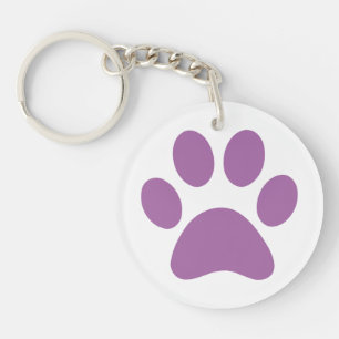 Paw Print Keychain