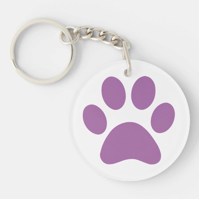 Paw Print Keychain (Front)