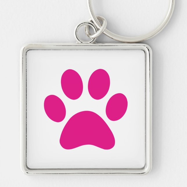 Paw Print     Keychain (Front)
