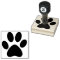 Paw Print Left Pet Cat Dog Simple Large