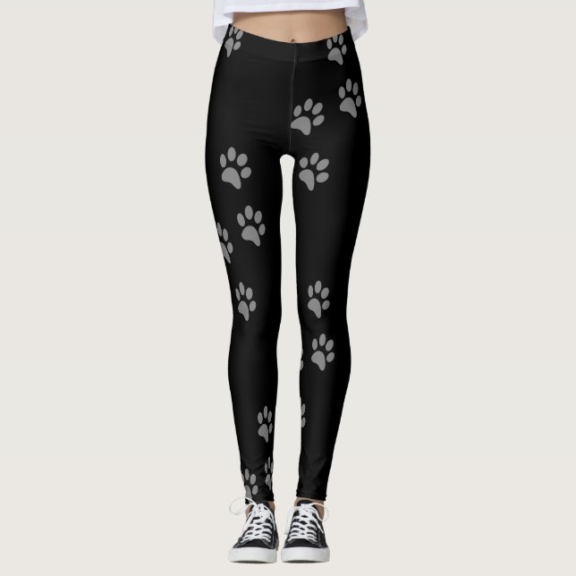 Paw print leggings (Front)
