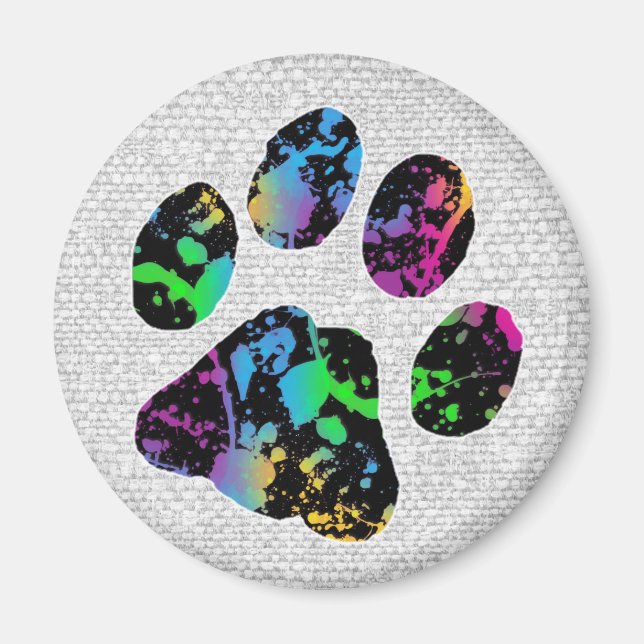 Paw Print Magnet (Front)