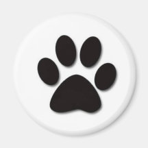 Paw Print Magnet