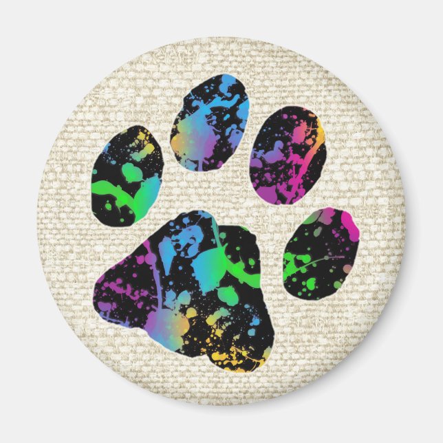 Paw Print Magnet (Front)