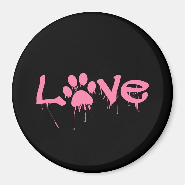 Paw Print     Magnet (Front)