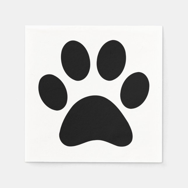 PAW PRINT NAPKIN (Front)