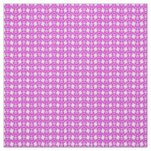Paw print pattern in pink colour fabric