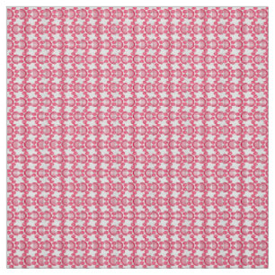 Paw print pattern in red colour fabric