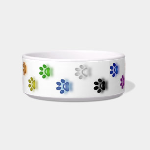 Paw Print Pet Bowl