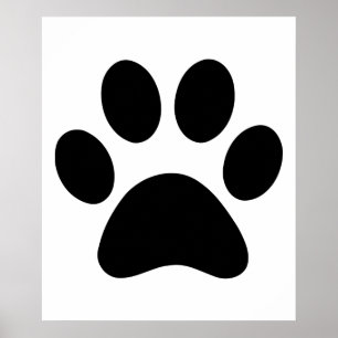 Paw Print, Pet Lover Sign, Pet Sign, Cat Lovers Poster