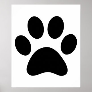 Paw Print, Pet Lover Sign, Pet Sign, Cat Lovers Poster