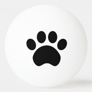 Paw Print Ping Pong Ball