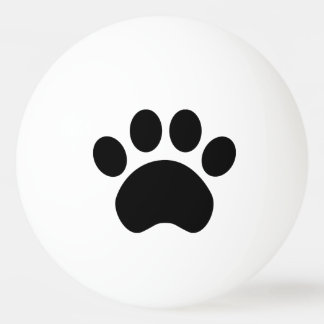 Paw Print Ping Pong Ball