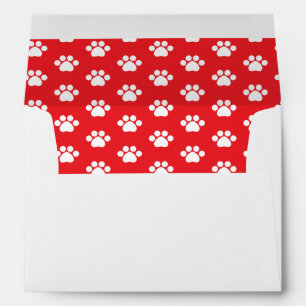 Paw Print - Red Envelope