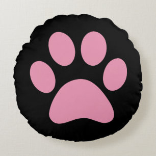 Paw Print   Round Cushion