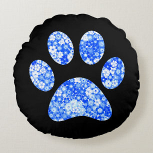 Paw Print    Round Cushion