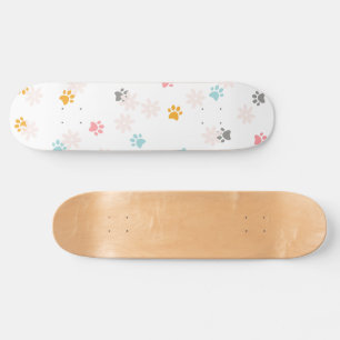 Paw Print Skateboard