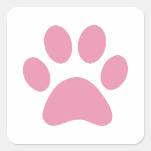 Paw Print    Square Sticker