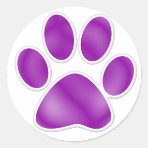 Paw Print - SRF Classic Round Sticker