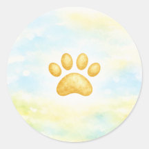 Paw Print Sticker