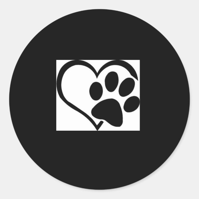 Paw print stickers (Front)