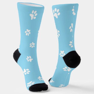Paw Print Sustainable Premium Crew Sock
