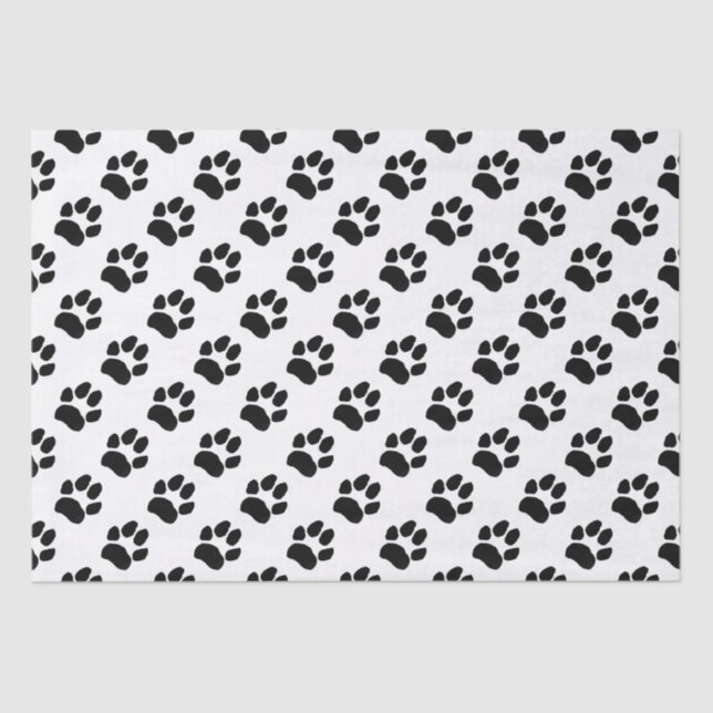 Paw Print Tissue Paper (Front)