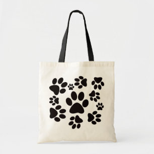 Paw Print Tote Bag
