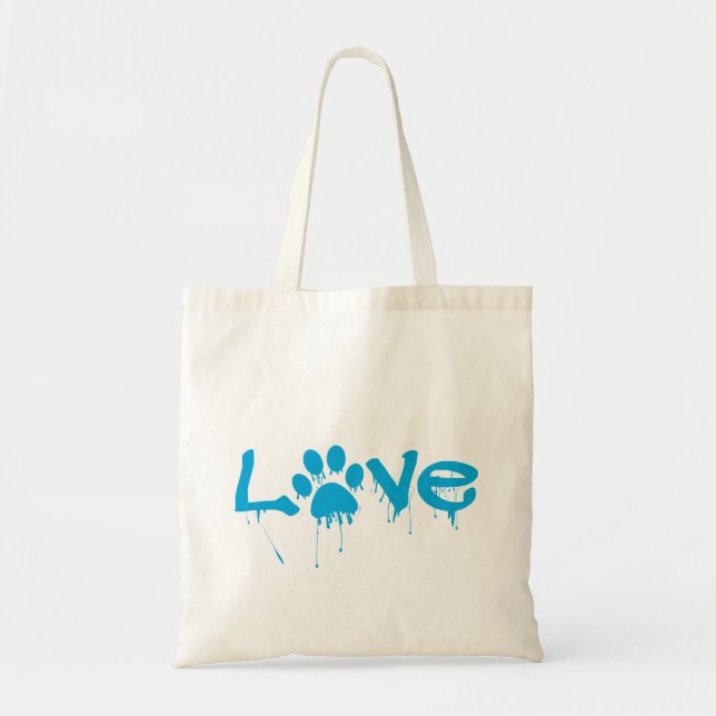 Paw Print       Tote Bag (Front)