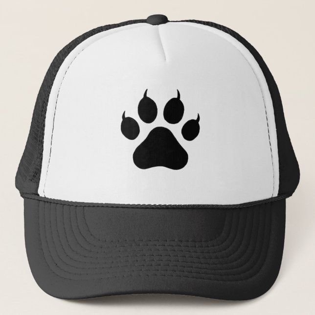 Paw Print Trucker Hat (Front)